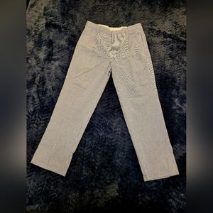 NWT Jos A. Bank Men's Blue & White Seersucker Pants - Size 38/32